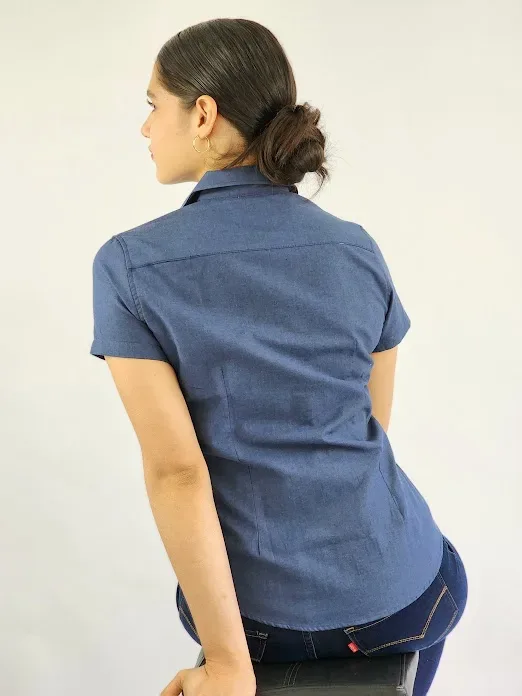 Camisa Cambrige Polo para dama