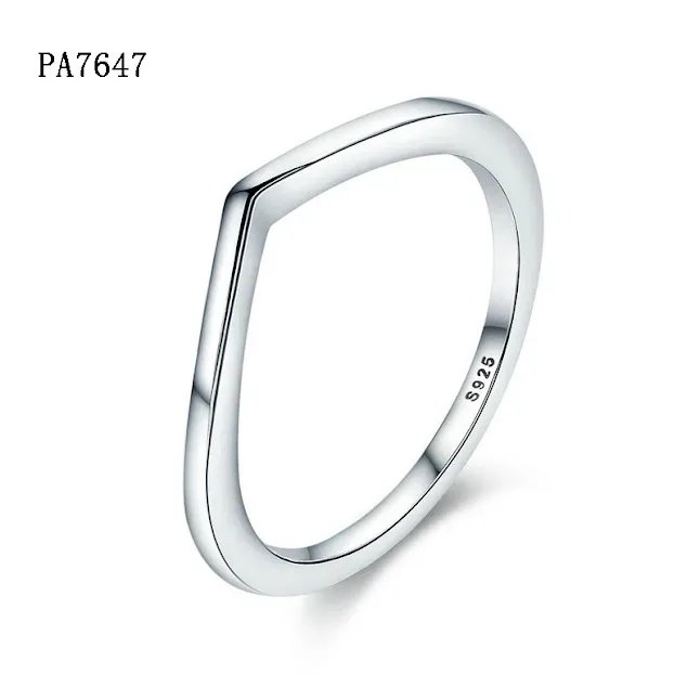 Anillo de  plata para dama liso