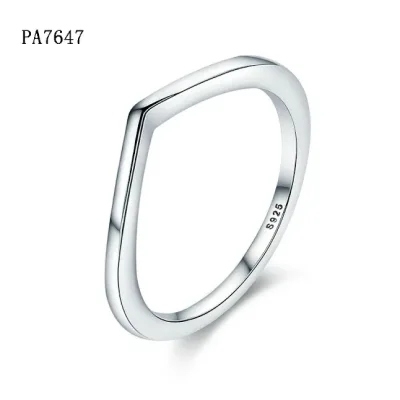 Anillo de  plata para dama liso