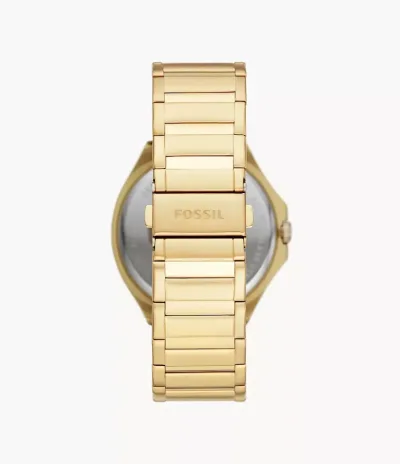 Reloj Fossil para caballero color dorado