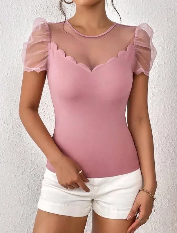 Blusa para dama color rosa