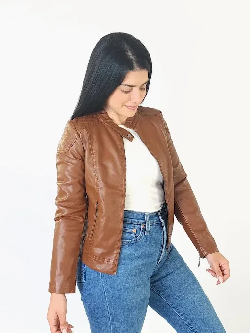 Jacket Salvaje para dama color cafe