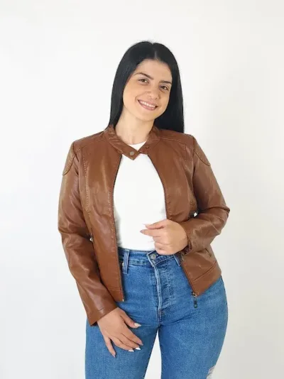 Jacket Salvaje para dama color cafe
