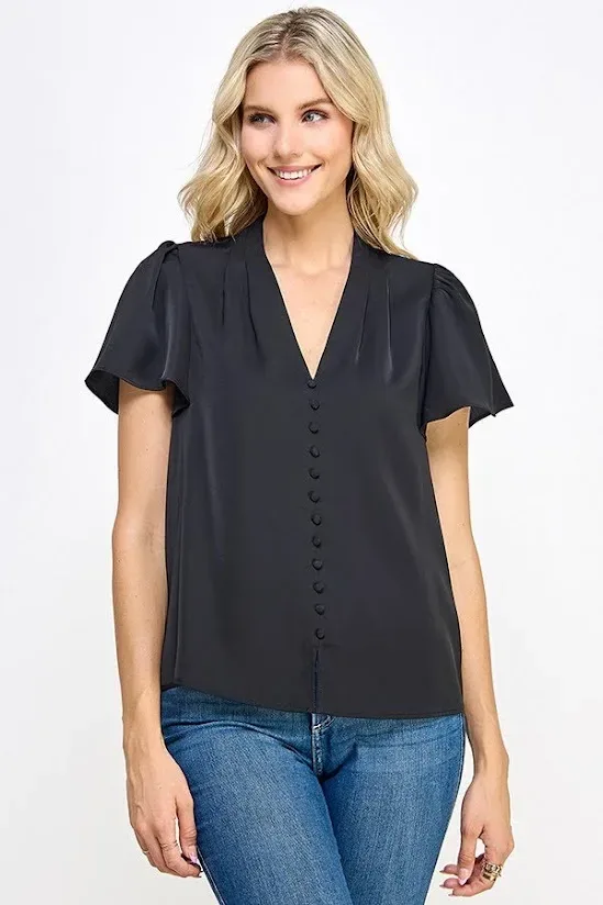 Blusa MIlk Honey & psra dama color negro