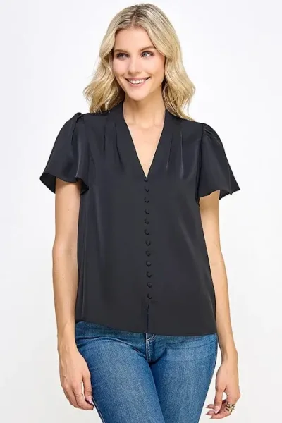 Blusa MIlk Honey & psra dama color negro