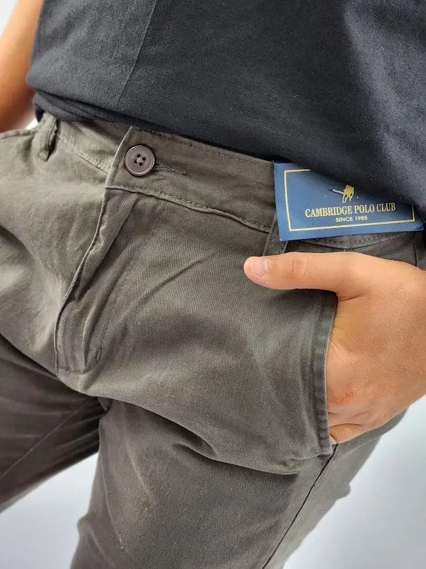 Pantalón Cambridge Polo Club color verde musgo oscuro