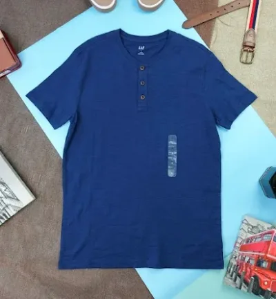 Camiseta GAP para caballero color azul