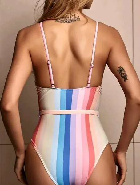 Vestido de baño para dama color multicolor