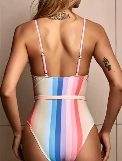 Vestido de baño para dama color multicolor