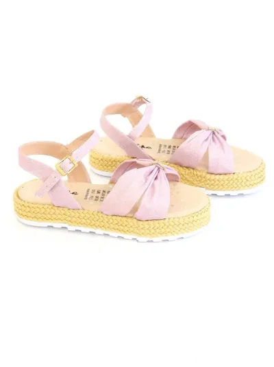Sandalias Colombianas para niña color lila 1614