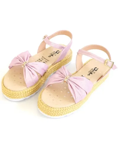Sandalias Colombianas para niña color lila 1614