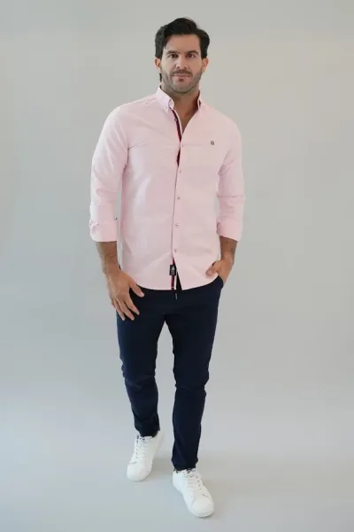 Camisa Hummer para caballero rosa