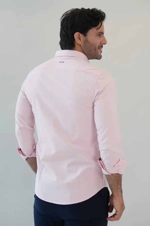 Camisa Hummer para caballero rosa