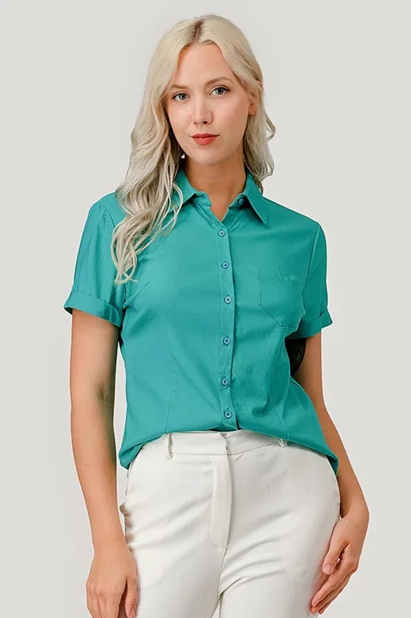 Blusa Michel para dama color verde