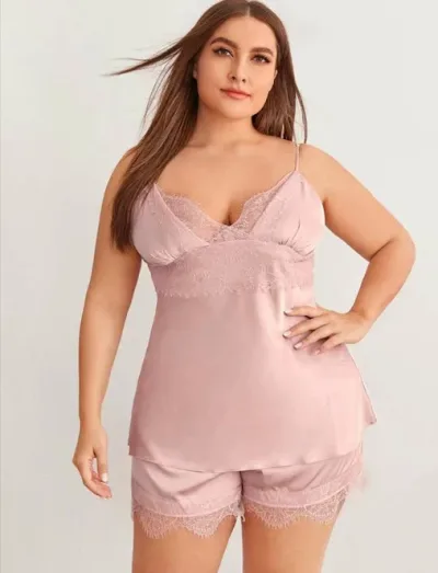 Pijama para dama, color palo rosa