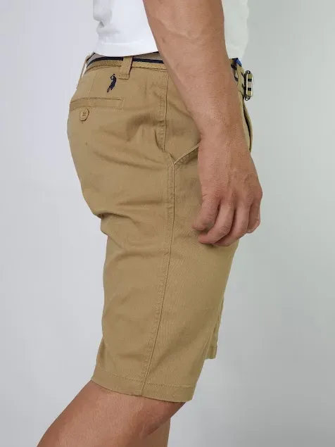 Short Cambridge Polo Club para caballero color café