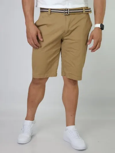 Short Cambridge Polo Club para caballero color café