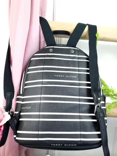 Bolso Tommy Hilfiger para dama blanco y negro