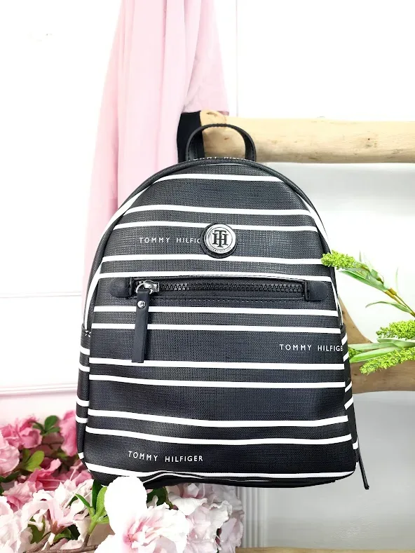 Bolso Tommy Hilfiger para dama blanco y negro