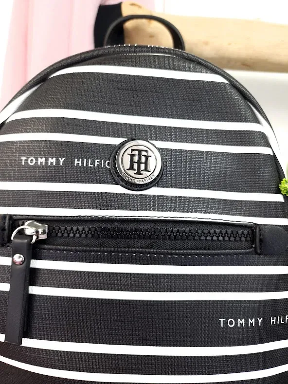 Bolso Tommy Hilfiger para dama blanco y negro