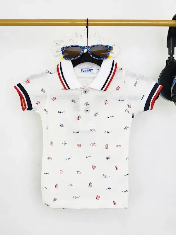 Camiseta Everfit para niño 15434H COLOR BLANCO