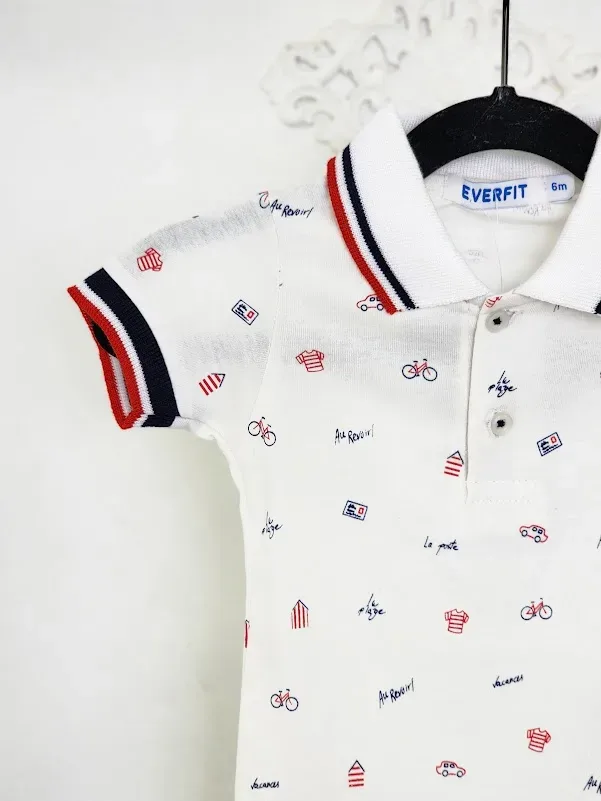 Camiseta Everfit para niño 15434H COLOR BLANCO