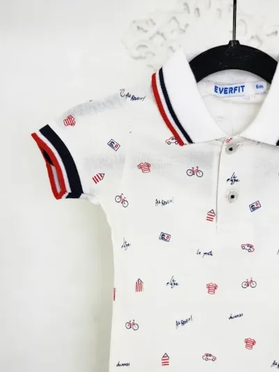 Camiseta Everfit para niño 15434H COLOR BLANCO