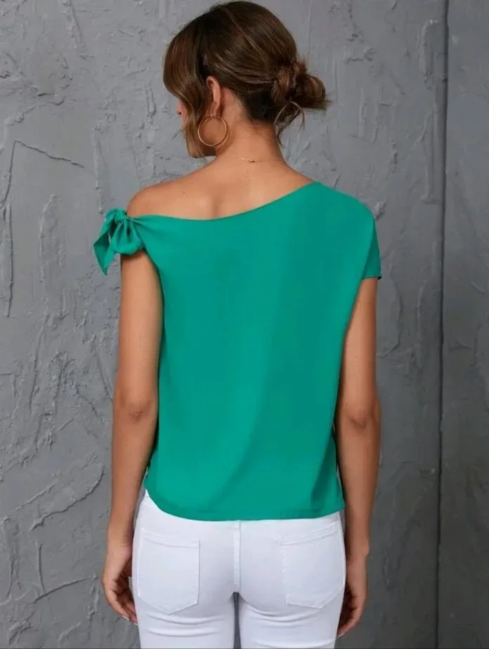 Blusa para dama color verde agua