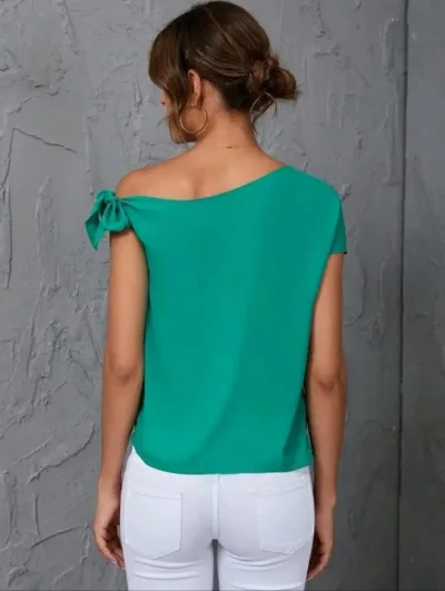 Blusa para dama color verde agua