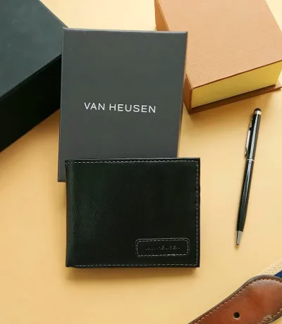 Billetera Van Heusen para caballero color negro