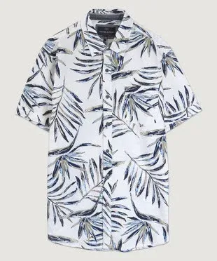Camisa para caballero diseño tropical