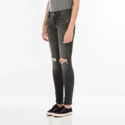 Jeans para dama Levis 711-0218 Skinny color gris