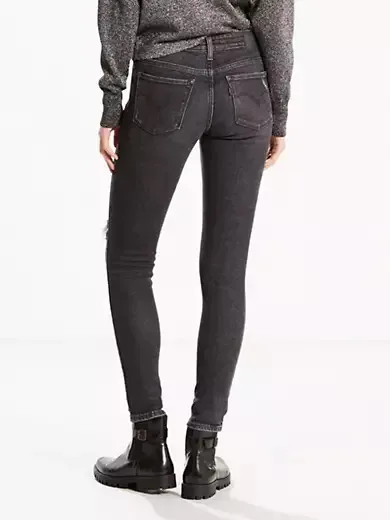 Jeans para dama Levis 711-0218 Skinny color gris