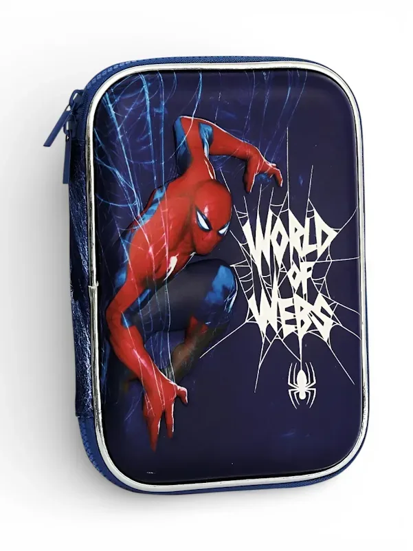 Cartuchera Mooving 1506101 Spiderman #COLOR AZUL