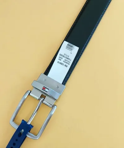 Faja Tommy Hilfiger para caballero reversible café y negro