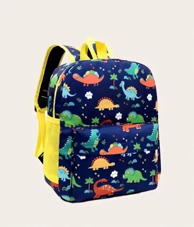 Bolso para niño color azul de dinosaurios