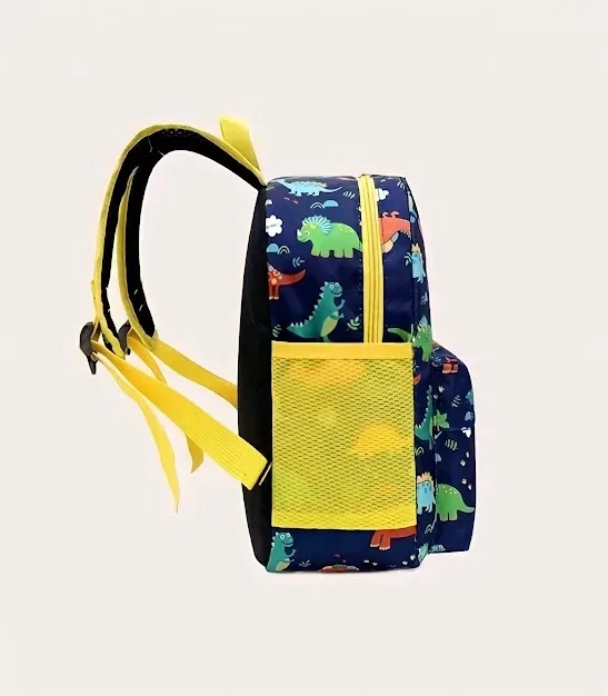 Bolso para niño color azul de dinosaurios