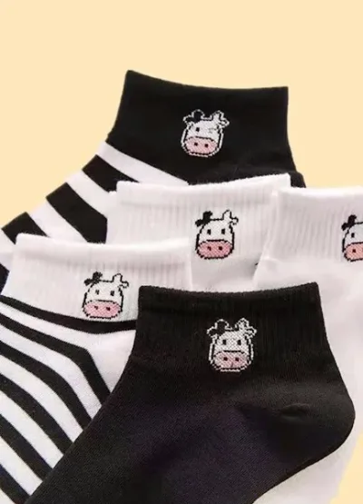 Set de medias diseño de vaca