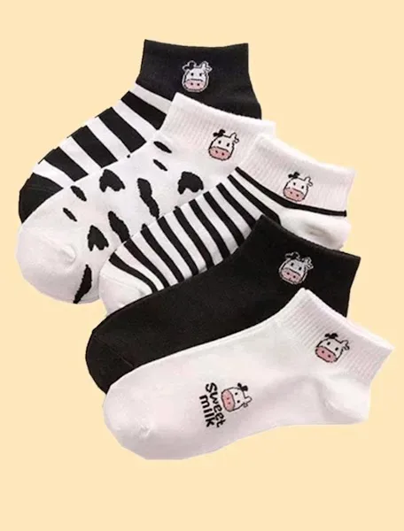 Set de medias diseño de vaca