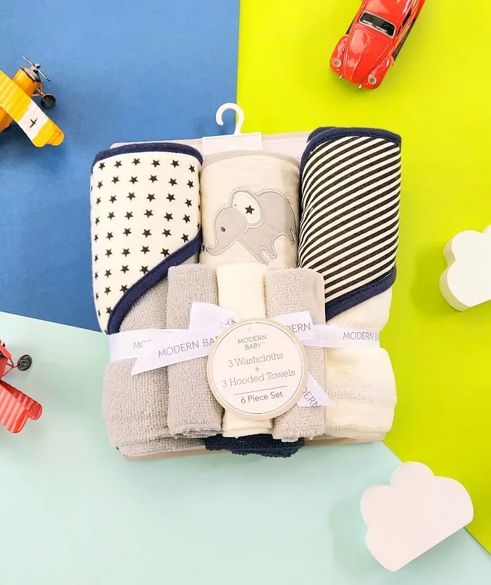 Conjunto de 3 paños para niña mas 3 pañitos
