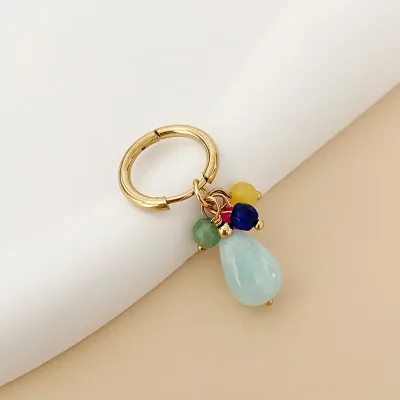 Aretes para dama de acero inoxidable