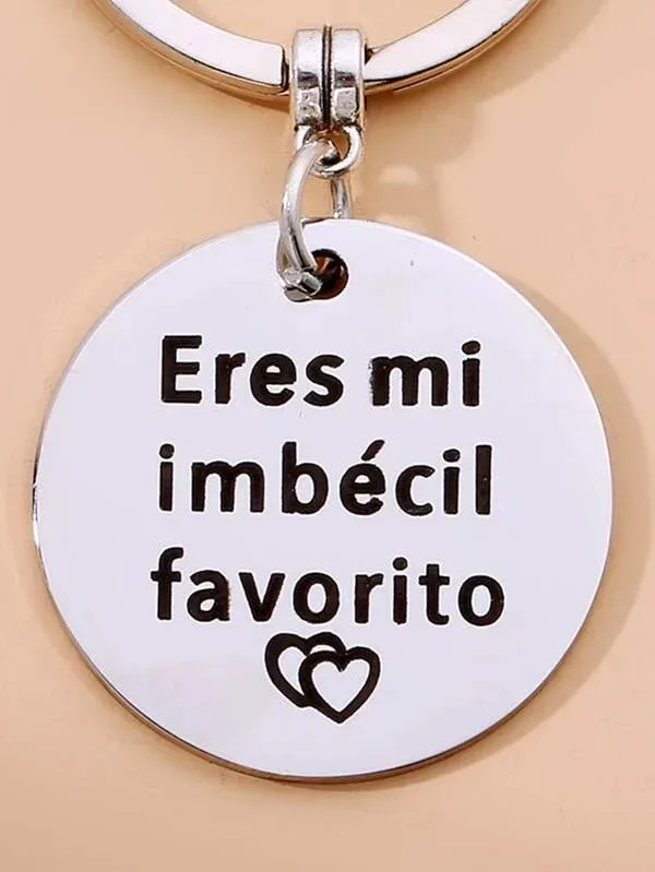 Llavero con frase