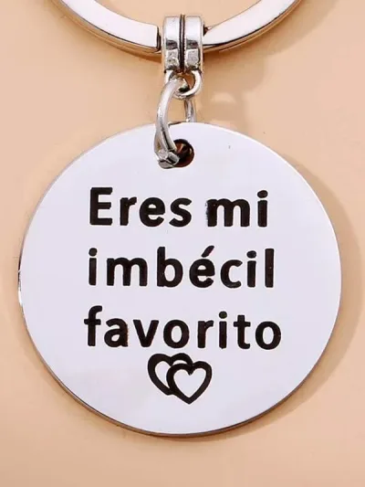 Llavero con frase