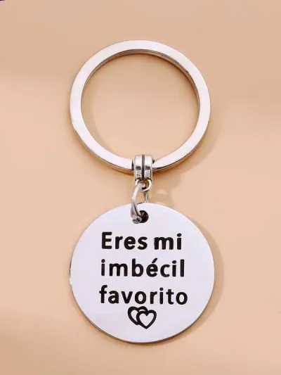 Llavero con frase