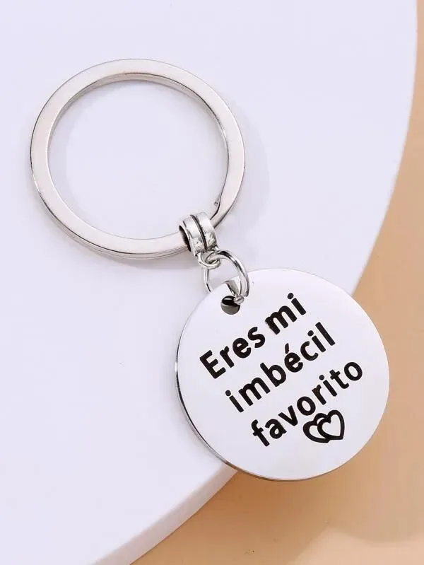 Llavero con frase