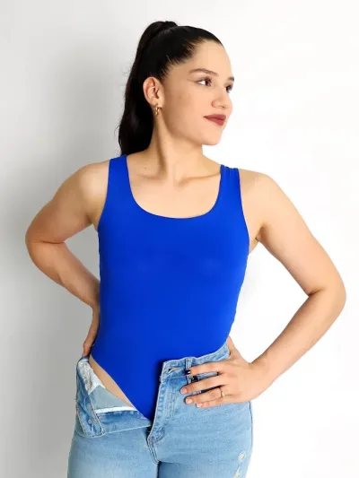 Body para dama color azul