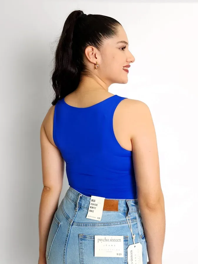Body para dama color azul