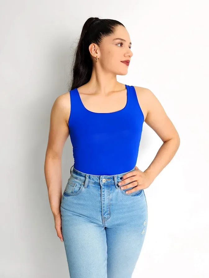 Body para dama color azul