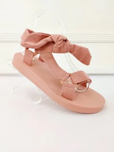 Sandalias para dama color rosa