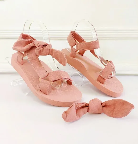 Sandalias para dama color rosa